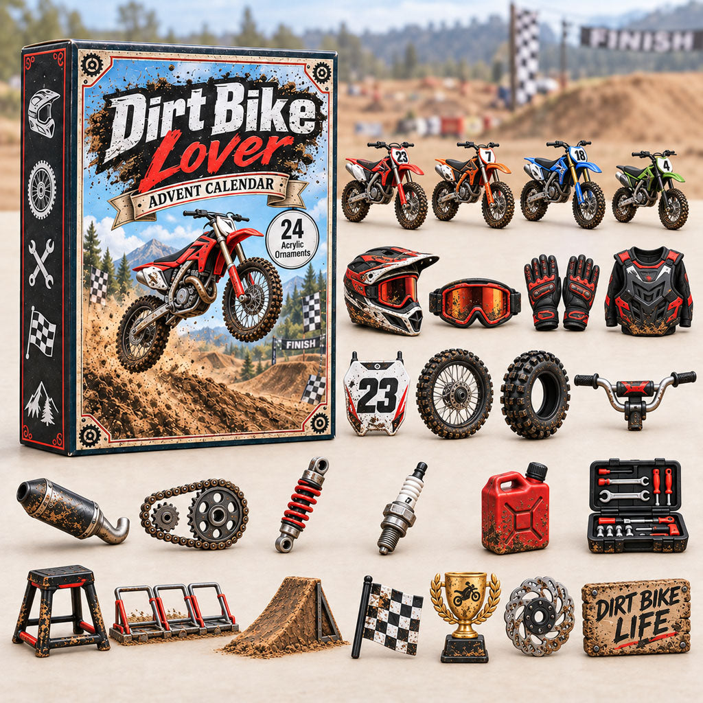 Dirt Bike Lover Xmas Advent Calendar Christmas Day Countdown Gifts For Dirt Bike Lovers
