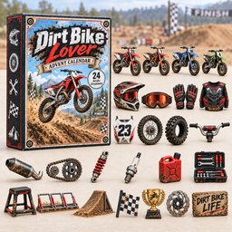 Dirt Bike Lover Xmas Advent Calendar Christmas Day Countdown Gifts For Dirt Bike Lovers