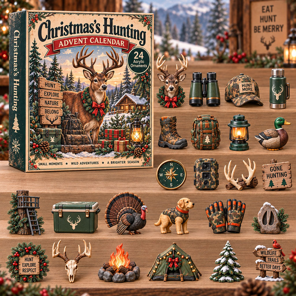 Christmas Hunting Xmas Advent Calendar Xmas Countdown Gifts For Hunting Lovers