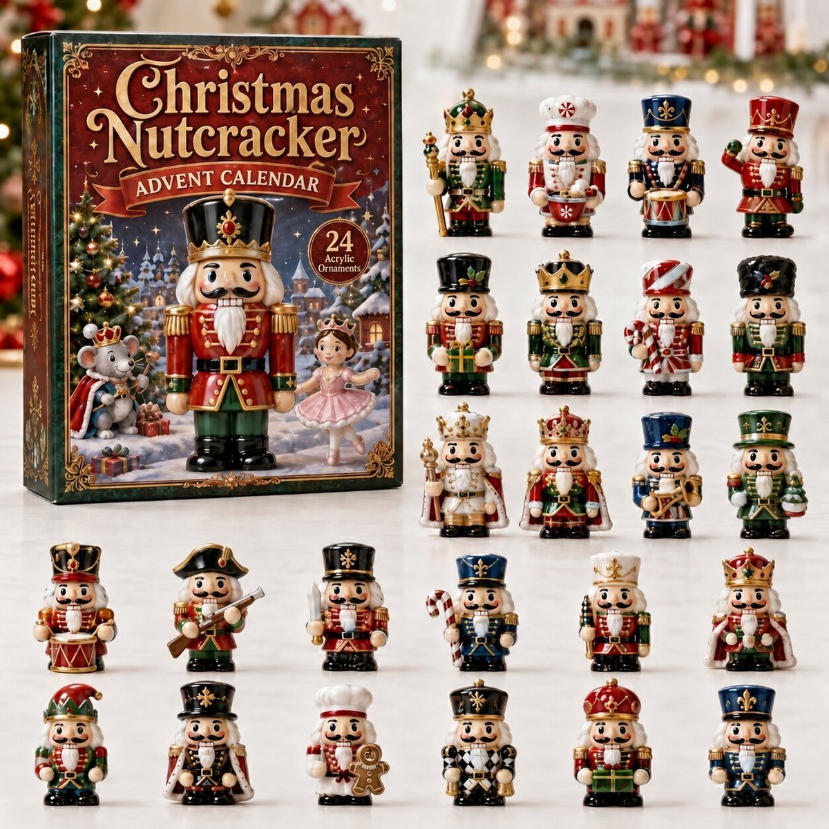 Christmas Nutcracker Xmas Advent Calendar Christmas Countdown Presents For Nutcracker Lovers