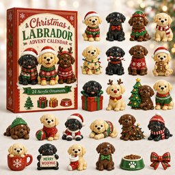 Christmas Labrador Advent Calendar Christmas Countdown Labrador Lovers Xmas Gifts