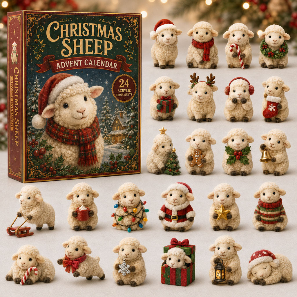 Christmas Sheep Holiday 2026 Christmas Advent Calendar Unique Gifts For Sheep Lovers