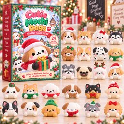 Cutie Mochi Dogs Christmas Advent Calendar Christmas Countdown Gifts For Dog Lovers