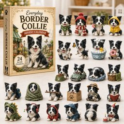 Everyday Border Collie Christmas Advent Calendar Christmas Gifts For Border Collie Lovers