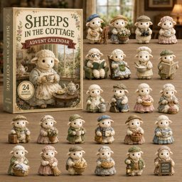 Cottage Sheep Life Christmas Advent Calendar Xmas Advent Cal Christmas Gifts For Sheep Lovers