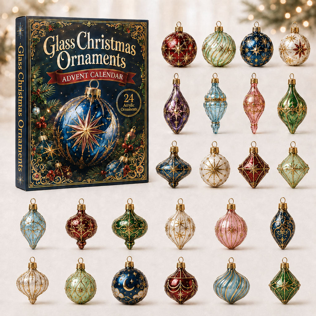 Christmas Ornament Advent Calendar Christmas Day Countdown Xmas Gifts For Sister