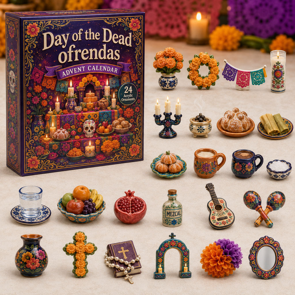 Day Of The Dead Ofrendas Christmas Advent Calendar Christmas Decorations Gifts For Mom