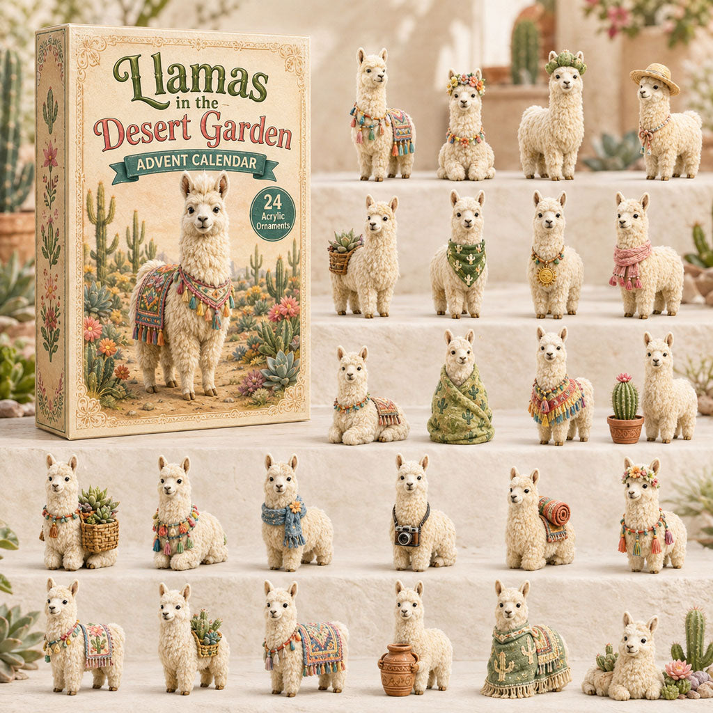 Desert Llama Garden Christmas Advent Calendar 2026 Best Christmas Gifts For Animal Lovers