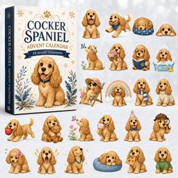 Everyday Cocker Spaniel Christmas Advent Calendar Christmas Gifts For Cocker Spaniel Lovers