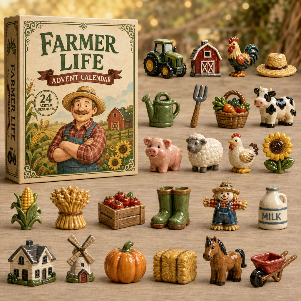 Farmer Life Christmas Advent Calendar 2026 Xmas Gift Ideas For Farmers