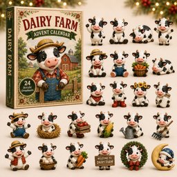 Dairy Farm Christmas Advent Calendar Christmas Eve Countdown Gifts For Farmers