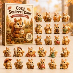 Cozy Squirrel Days Christmas Advent Calendar 2026 Xmas Gift Ideas For Animal Lovers