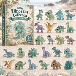 Crystal Baby Dinosaur Advent Calendar 24 Days Of Christmas Blindbox Xmas Gifts For Dino Lovers