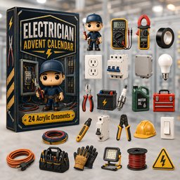 Electrician 2026 Christmas Advent Calendar Unique Xmas Gifts For Brother