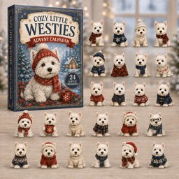 Cozy Little Westies Christmas Ornament Advent Calendar 2026 Xmas Gifts For Dog Lovers