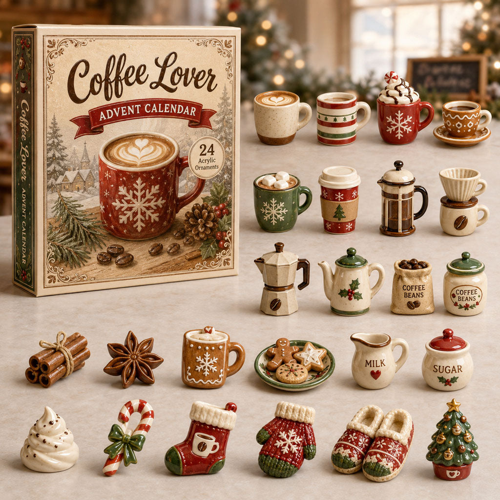 Cozy Coffee Lover Christmas Advent Calendar Counting Down Best Gifts For Coffee Lovers
