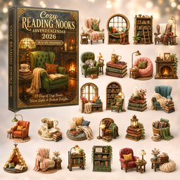 Cozy Reading Nooks Christmas Advent Calendar Counting Down Reading Lovers Xmas Gifts