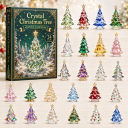 Crystal Christmas Tree Advent Calendar 24 Days Of Christmas Blindbox Xmas Gifts Ideas