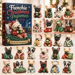 Frenchie Christmas Pajamas Christmas Advent Calendar Xmas Gifts For Frenchie Lovers