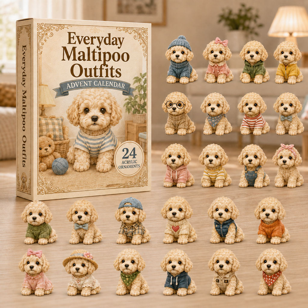 Everyday Maltipoo Outfits Christmas Advent Calendar Xmas Calendar Countdown Christmas Gifts
