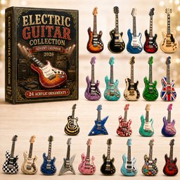 Electric Guitar Collection Christmas Advent Calendar Christmas Countdown Guitar Players Gifts
