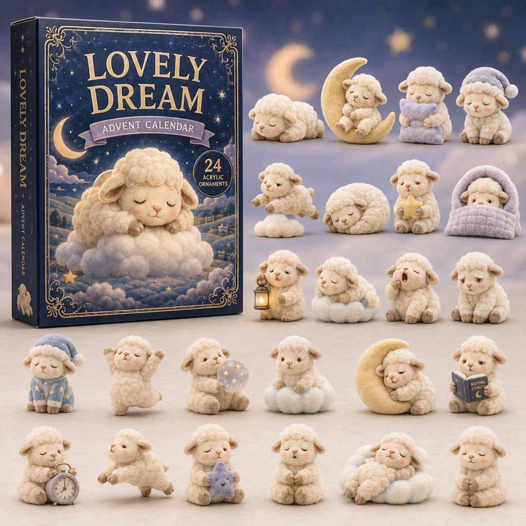 Sheep Lovely Dream Christmas Advent Calendar Xmas Advent Cal Xmas Gifts For Sheep Lovers