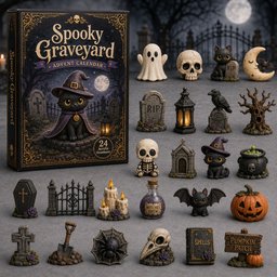 Spooky Graveyard Advent Calendar Aesthetic Room Ideas Halloween Gifts For Sister