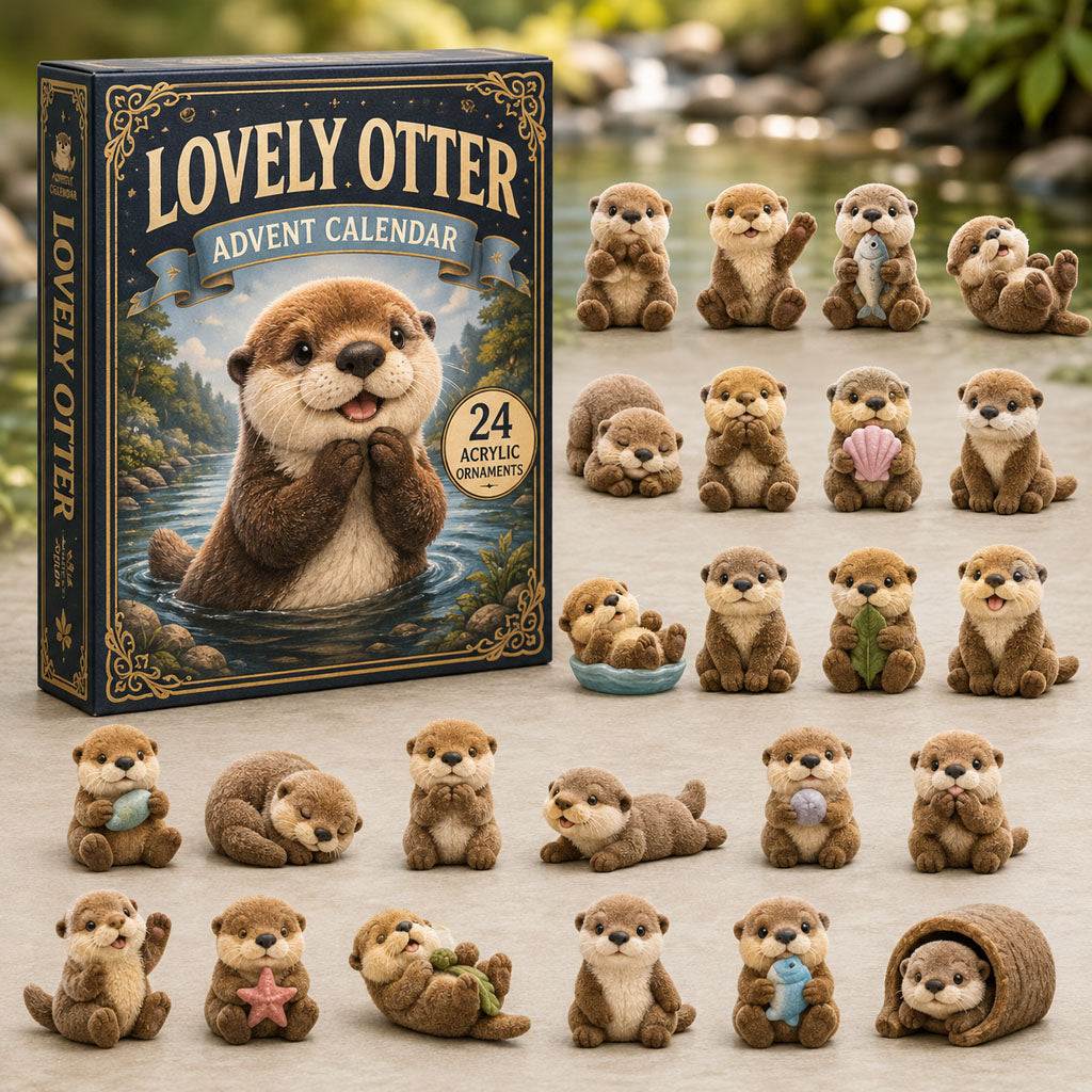 Lovely Otter Christmas Advent Calendar 2026 Otter Christmas Presents