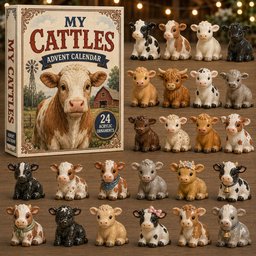 My Cattles Christmas Advent Calendar Christmas Countdown Decor Presents For Farmers