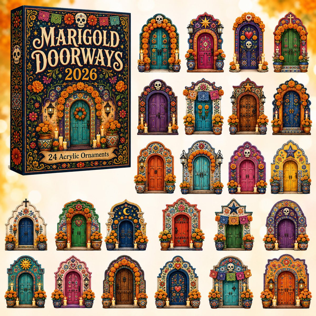 Marigold Doorways Christmas Advent Calendar Xmas Countdown Christmas Gifts For Mom