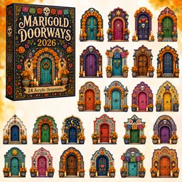 Marigold Doorways Christmas Advent Calendar Xmas Countdown Christmas Gifts For Mom