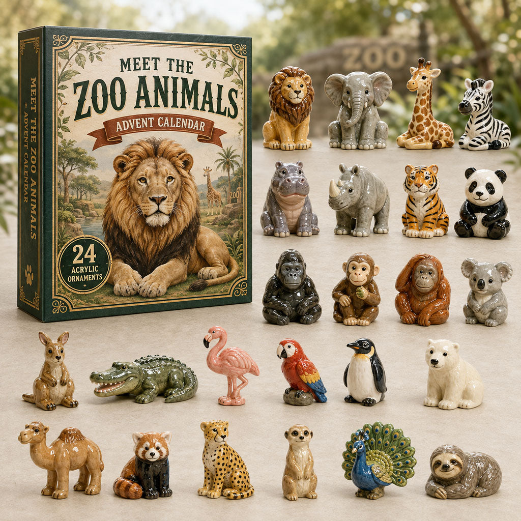 Meet The Zoo Animals Xmas Advent Calendar Christmas Presents For Animal Lovers