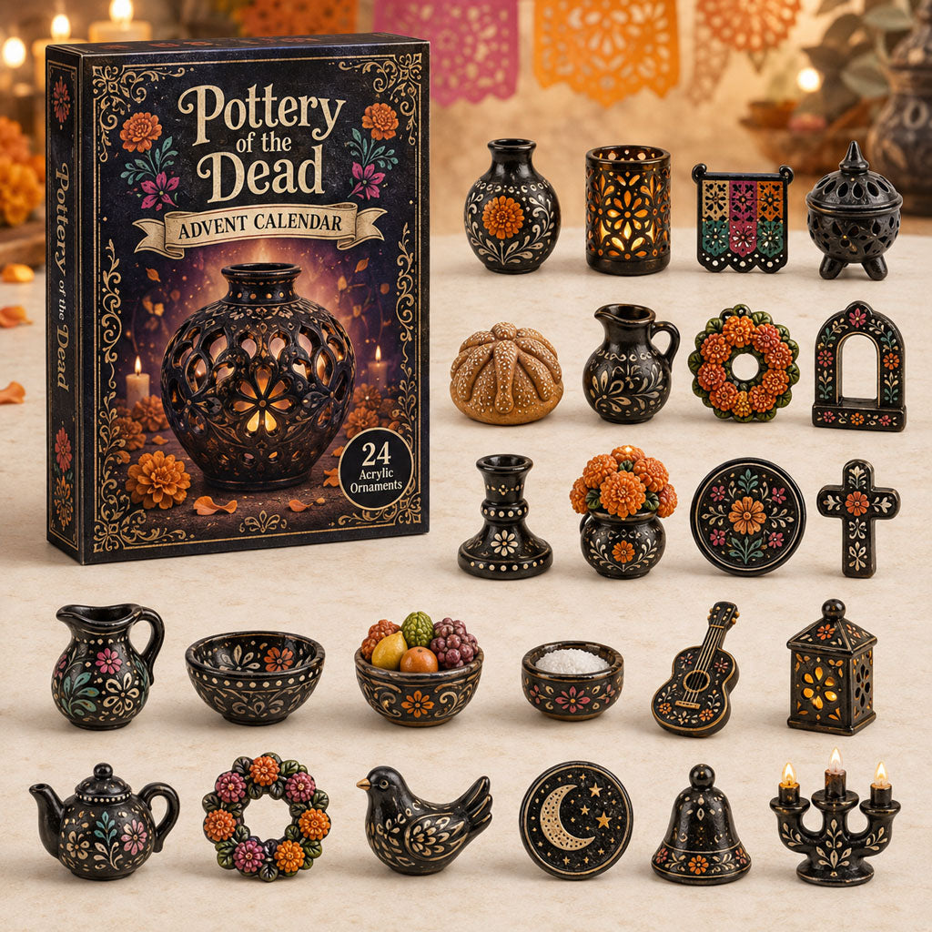 Pottery of the Dead Advent Calendar Day Of The Dead Counting Down Calendar Best Gift For Him