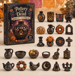 Pottery of the Dead Advent Calendar Day Of The Dead Counting Down Calendar Best Gift For Him