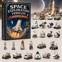 Space Exploration Vehicles Christmas Advent Calendar Home Decor Items Gifts For Space Lovers