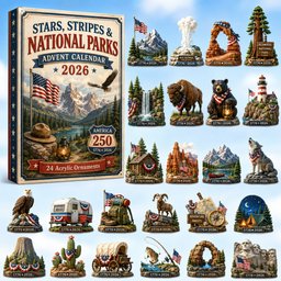 Stars Stripes And National Parks Christmas Advent Calendar Christmas Gifts For Patriots