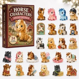 Horse Character Christmas Advent Calendar Christmas Countdown Presents For Horse Lovers