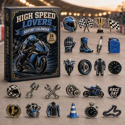 High Speed Lovers Christmas Advent Calendar Xmas Countdown Gifts For Motorsport Lovers