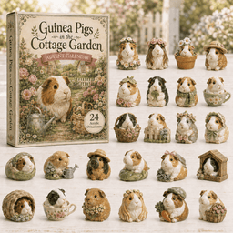 Guinea Pig In The Cottage Garden Christmas Advent Calendar Xmas Gifts For Guinea Pig Lovers