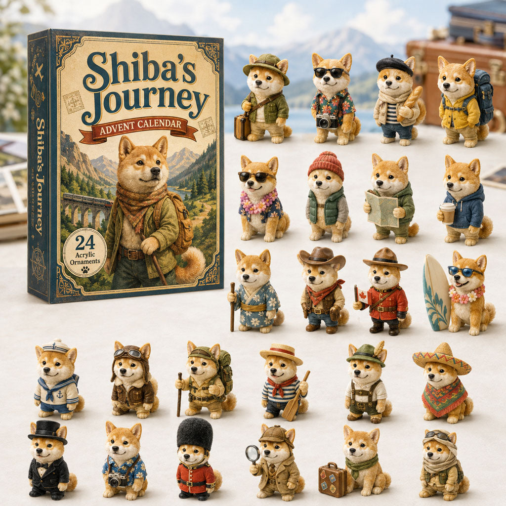 Shiba Journey Christmas Advent Calendar 2026 Xmas Gifts For Best Gifts For Dog Owners