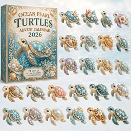 Ocean Pearl Turtles Christmas Advent Calendar Christmas Countdown Gifts For Turtle Lovers