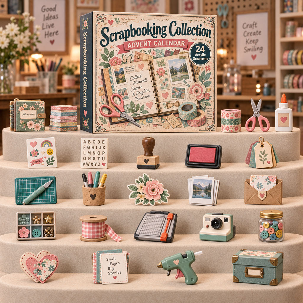 Scrapbooking Collection Christmas Advent Calendar Xmas Gifts For Scrapbooking Lovers