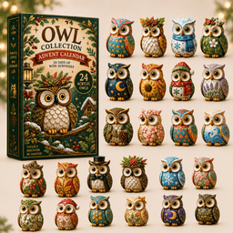 Owl Collection Xmas Advent Calendar Christmas Countdown Decor Gifts For Owl Lovers