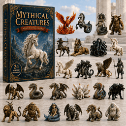Mythical Creatures Christmas Advent Calendar Xmas Countdown Gifts For Fantasy Lovers