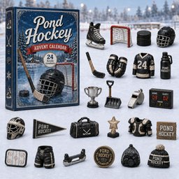 Pond Hockey Advent Calendar 24 Days Of Christmas Blindbox Hockey Lover Xmas Gifts