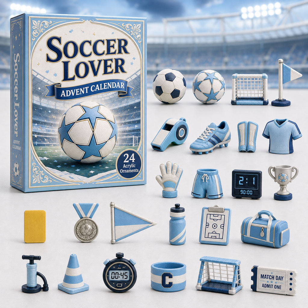Soccer Lover Christmas Advent Calendar Counting Down Soccer Lover Xmas Gifts