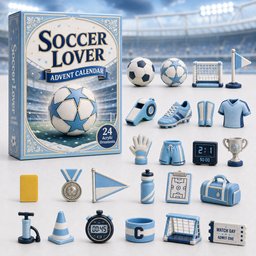 Soccer Lover Christmas Advent Calendar Counting Down Soccer Lover Xmas Gifts