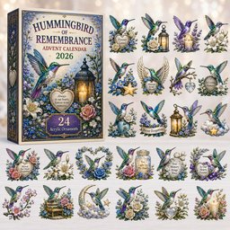 Hummingbird Of Remembrance Christmas Advent Calendar Xmas Countdown Christmas Gifts