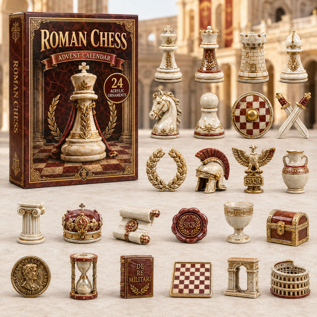 Roman Chess Christmas Advent Calendar 2026 Xmas Gift Ideas For Dad