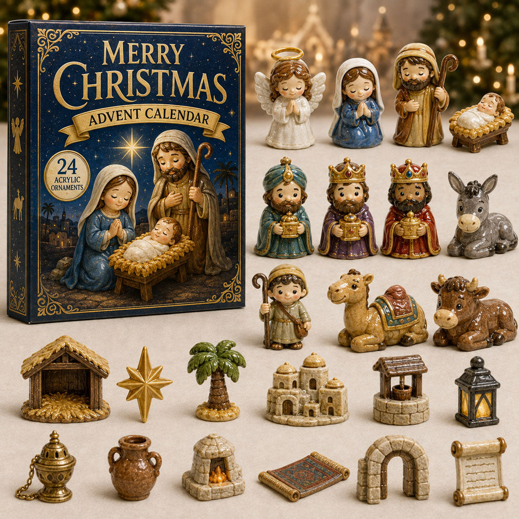 Merry Christmas Advent Calendar Christmas Countdown Xmas Gifts For Christians
